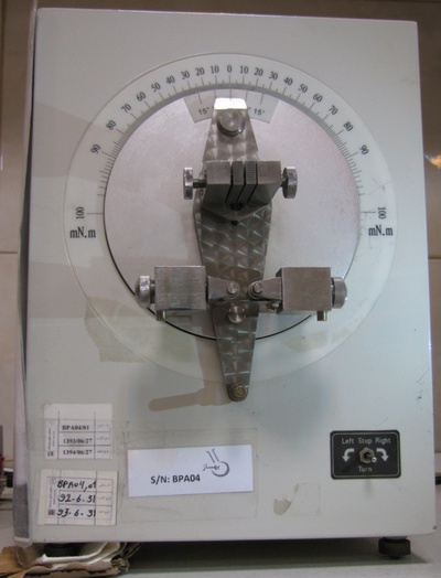 دستگاه تبر (گشتاور خمشی)